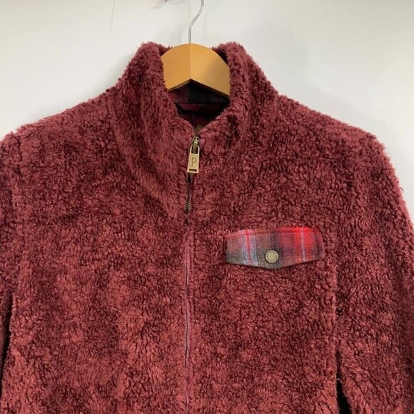 Pendleton Women's‎ Full Zip Teddy Bear Fleece Long Sleeve Jacket Size M - Picture 4 of 12